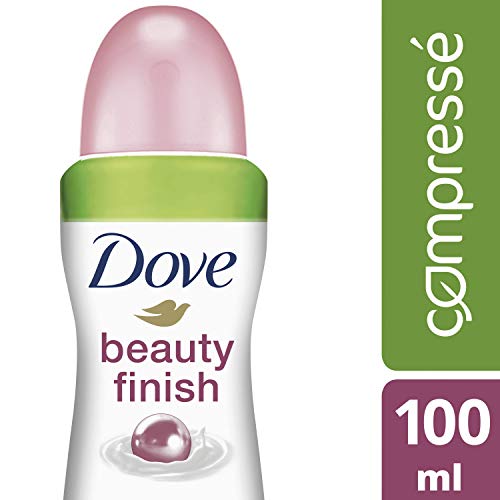 Dove Beauty Finish Déodorant Femme Spray Antibactérien Compressé, Anti-Transpirant Efficace 48h, Anti-Irritations (Lot de 6x100ml)
