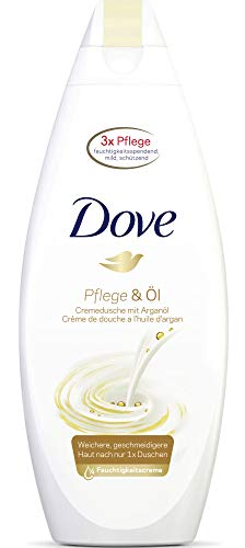 Dove Cuidado ducha y aceite, gel de ducha, 6 pack (6 x 250 ml)