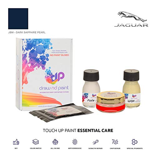 DrawndPaint for/Jaguar F-Pace/Dark Sapphire Pearl - JBM/Touch-UP Sistema DE Pintura Coincidencia EXACTA/Essential Care