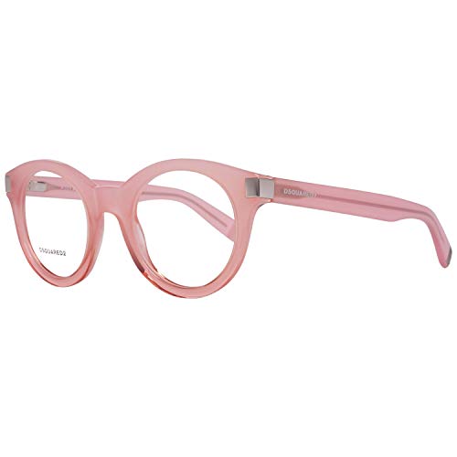 DSquared Dsquared2 Brillengestelle Dq5156 074 49 Monturas de gafas, Rosa (Pink), 56 Unisex Adulto