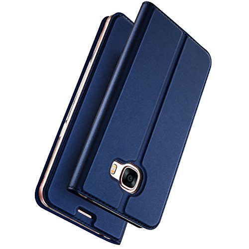 DUX DUCIS Funda Samsung Galaxy A5 2017, Skin Pro Series Ultra Slim Layered Dandy, Pata De Cabra,Magnetico, TPU Parachoques, Protección De Cuerpo Completo para Samsung Galaxy A5 2017 (Azul Marino)