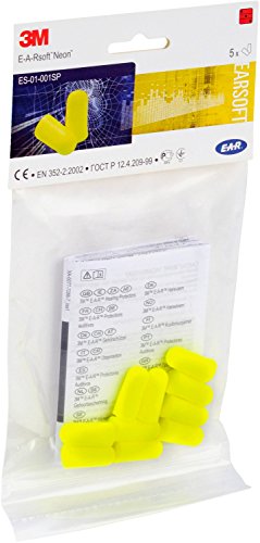 E-A-R ES01001S E-A-Rsoft Tapones, Amarillo Neón