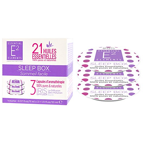 E2 Sleep Box IRIS con 21 aceites esenciales 100% puros y naturales