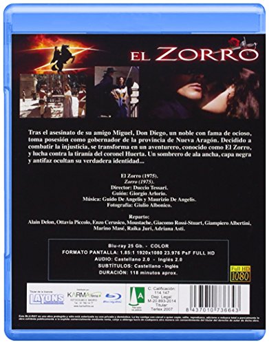 El zorro [Blu-ray]