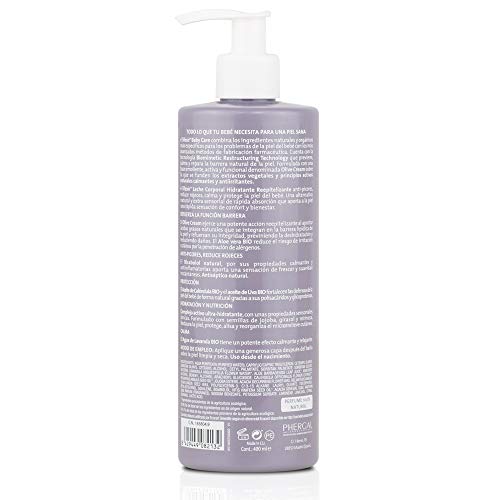 E'lifexir Baby Care | Leche Corporal Hidratante | Hipoalergénica y Natural | 400 ml