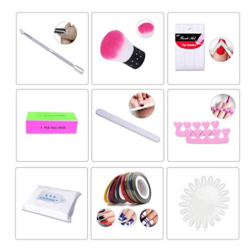 Elite99 Lámpara UV LED para Uñas 24w, 6 Colores Kit de Esmaltes Semipermanentes en Gel UV LED, Base y Top Coat, Semipermanentes, Removedor de Uñas y Accesorios 003