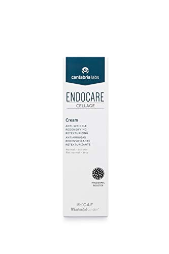 Endocare Cellage - Crema Antiarrugas, Antiedad, Redensificante, Retexturizante y Nutritiva, con Ácido Hialurónico, Pieles Normales y Secas, 50ml