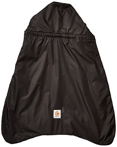 Ergobaby Funda de invierno y impermeable, Protección contra la lluvia para Mochilas portabebés, Negro, WCW2NL