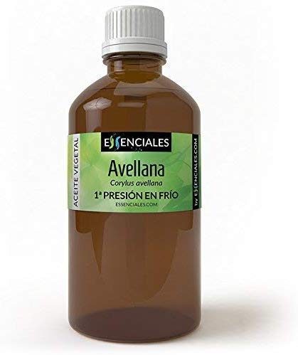 Essenciales - Aceite Vegetal de Avellana, 100% Puro, 30 ml | Aceite Vegetal Corylus Avellana, 1ª Presión Frío