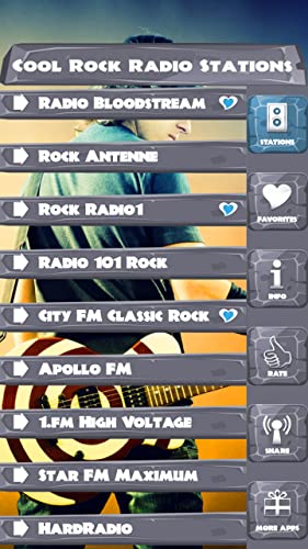 Estaciones de radio Cool Rock