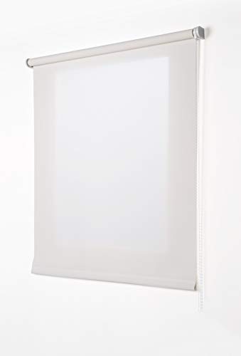 Estores Basic, Stores screen, Blanco, 105x180cm, estores para ventana, persianas enrollables para el interior.