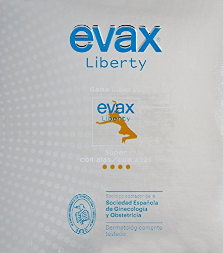 Evax Liberty - Compresas con alas normales, 14 unidades