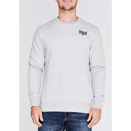 Everlast Hombre Sudadera Cuello Redondo Gris Marga M