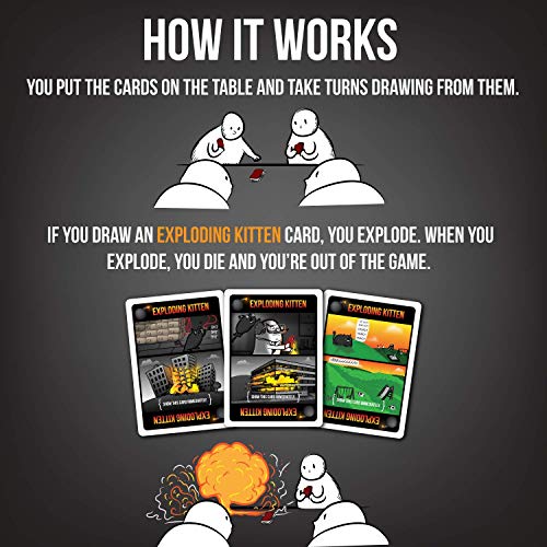 Exploding Kittens NSFW Edition - Juego de Cartas (Contenido explícito, en inglés)