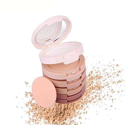 FantasyDay® 5 Colores Cara Polvos Coloretes/Blush Paleta de Maquillaje Cosmética - Perfecto para Sso Profesional y Diario