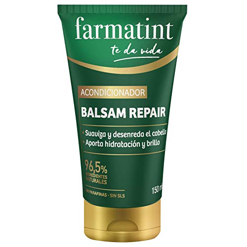 Farmatint Acondicionador, 96.5% ingredientes naturales, suaviza y desenreda el cabello, sin parafinas, sin SLS - 150 ml