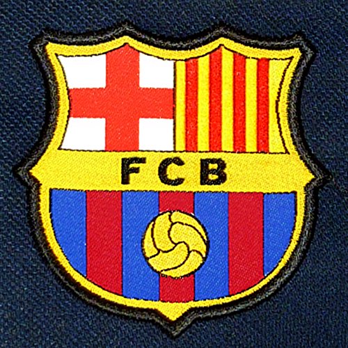 FC Barcelona - Polo oficial para hombre - Con el escudo del club - Azul marino - Azul marino - Medium