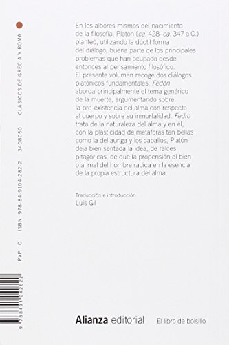 Fedón / Fedro (El libro de bolsillo - Clásicos de Grecia y Roma)