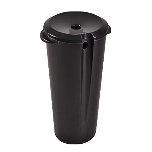 FHKJ Cubo Móvil, Champú Para Peluquería, Tratamiento De Agua Sucia, Cubo, 10L, Cubo, Peluquería, Negro, Lavabo, Accesorios