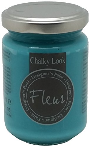 Fleur Paint 12102 - Pintura mineral (base agua, 130 ml) color Malaysia blue