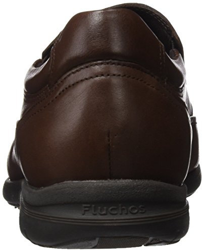 Fluchos- retail ES Spain 8499, Zapatos sin Cordones Hombre, Marrón (Castaño), 42 EU