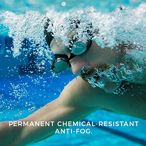 FORM Smart Swim Goggles, Gafas de natación inteligentes, medidor de ejercicios para piscinas y aguas abiertas con una pantalla transparente que muestra sus estadísticas mientras nada