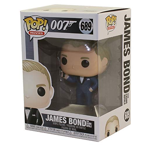 Funko- Pop Movie Daniel Craig 007-James Bond Figura Coleccionable, Multicolor, Talla única (35678)