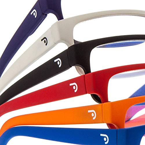 Gafas de Presbicia con Filtro Anti Luz Azul para Ordenador. Gafas Graduadas de Lectura para Hombre y Mujer con Cristales Anti-reflejantes. Carrot 0.0 – THYSSEN