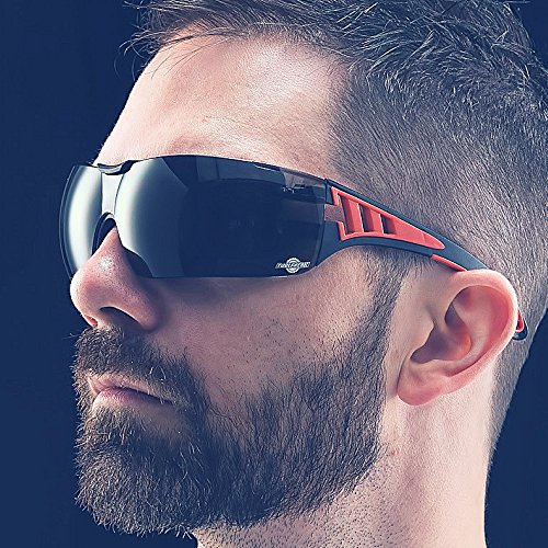 Gafas de Protección ToolFreak con Fumar Lentes y Relleno de Espuma de Estilo Deportivo