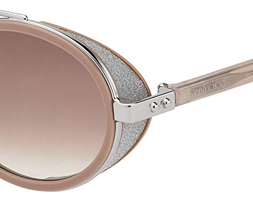 Gafas de Sol Jimmy Choo TONIE/S Pink Silver/Brown Shaded 51/23/135 mujer