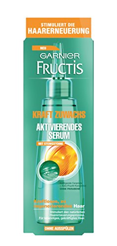 Garnier Fructis ganancias de fuerza Activación de Suero/acondicionador para el cabello sin vida, debilitado (con ceramidas y Concentrado Activo de Frutas - paraben - sin enjuagar) Paquete 1er - 80ml