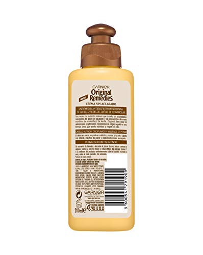 Garnier Original Remedies Aceite de aguacate y manteca de karité Tratamiento capilar Aceite en crema para pelo rebelde y encrespado - 200 ml