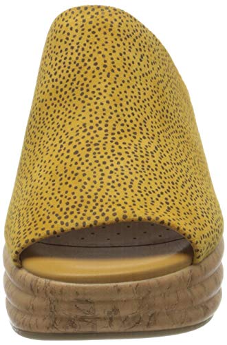 Geox D Primula Sandalo D, Sandalias con Plataforma para Mujer, Amarillo (Ochre C2112), 37 EU