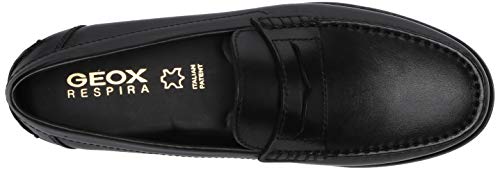 Geox U New Damon B, Mocasines para Hombre, Negro (BLACKC9999), 44 EU