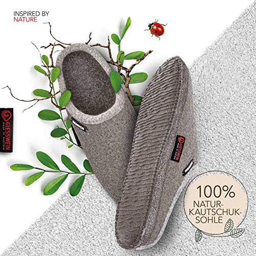 Giesswein Dannheim, Pantuflas Unisex Adulto, Beige (Natur), 39 EU