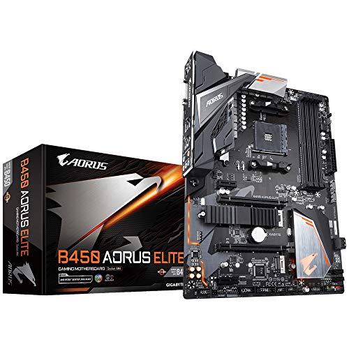 Gigabyte B450 Aorus Elite Carte Mere AMD B450 - Negro