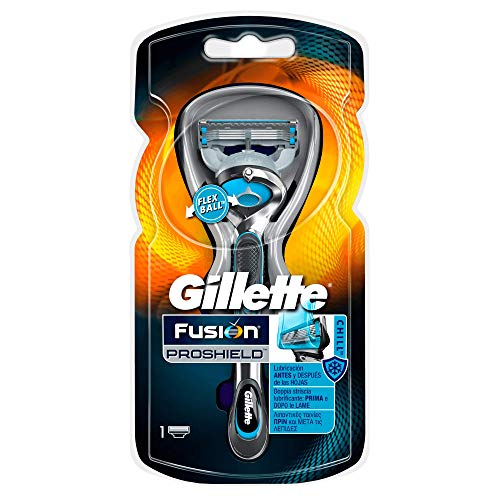 Gillette Fusion ProShield Chill Maquinilla para Hombre con tecnología Flexball