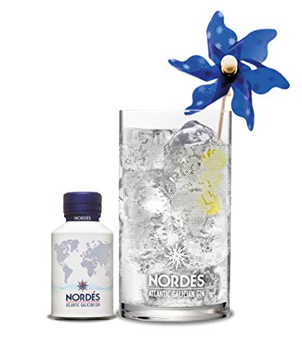 Ginebra Premium nacional Nordés - Estuche de 6 Miniaturas de Ginebra Nordés de 5cl