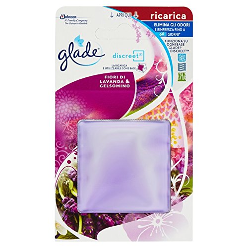 Glade – Discreet, carga Elimina los olores y enfría, 8 g, aromas surtido