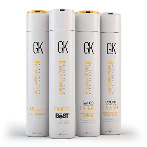 Global Keratin GKhair El mejor KIT profesional para alisar y alisar el cabello (300 ml/ 10.1 fl.oz) Para un cabello sedoso, suave y natural