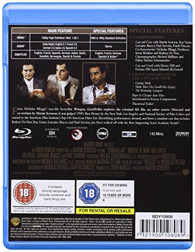 Goodfellas [Reino Unido] [Blu-ray]