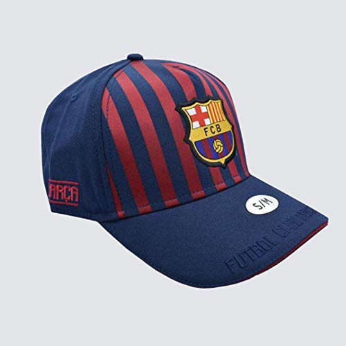 Gorra Junior FC. Barcelona 2018-2019 - Producto Licenciado - Talla S/M niño Regulable - Poliéster 100%