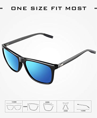 GQUEEN Gafas de sol polarizadas Clásico Retro para Hombre y Mujer UV400 GQ33