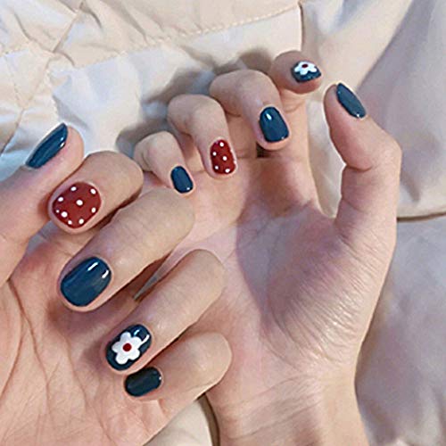 Gresunny 10 Hojas pegatinas uñas decorativas autoadhesivas nail stickers full cover DIY arte de uñas impermeable manicura francesa etiqueta uñas con limas de uñas