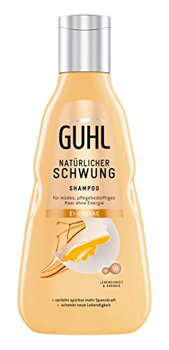 Guhl - Champú de impulso natural, con huevo y coñac, contiene proteínas y lecitina, fortalece el cabello, 250 ml