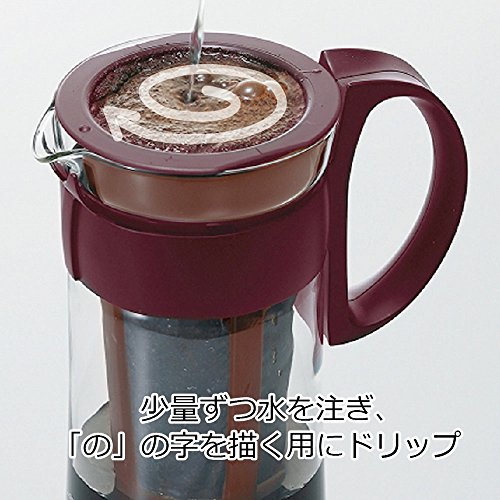 HARIO Mizudashi Mini MCPN-7CBR - Cafetera de infusión (600 ml), Color marrón