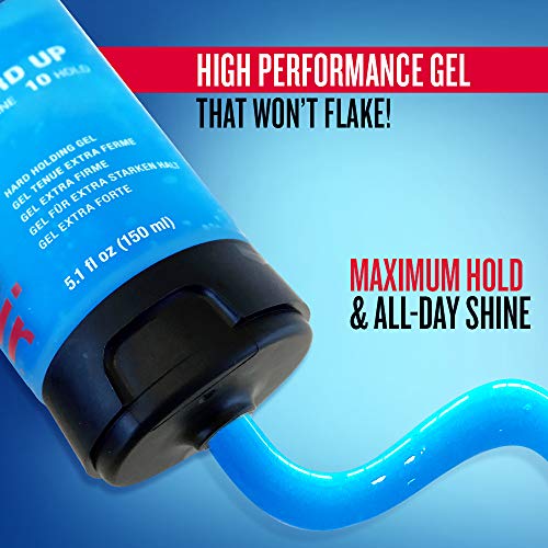 Henkel Hard Up Hard Holding - gel para el cabello (Unisex, Fijación, Apply to damp or dry hair and style. Use to sculpt, mold and form hair into place.)