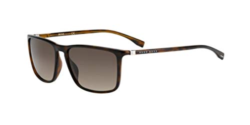 Hugo Boss Boss 0665/N/S Gafas, DARK HAVANA/BW BROWN, 57 Hombres