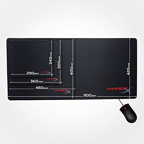 HyperX HX-MPFS-L Fury S Pro - Alfombrilla de ratón para Gaming, tamaño L (45cm x 40cm)