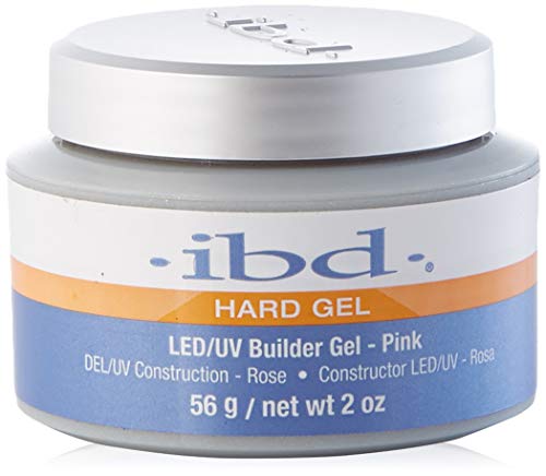 IBD duro LED/UV Builder Gel, Rosa, 1 unidad (1 x 56 gr)